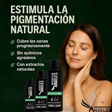 🎁 3x1: El Kit Shampoo Natural que Elimina las Canas 😍🖤